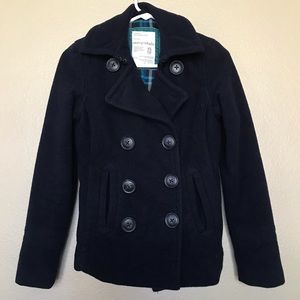 Aéropostale double-breasted wool coat
